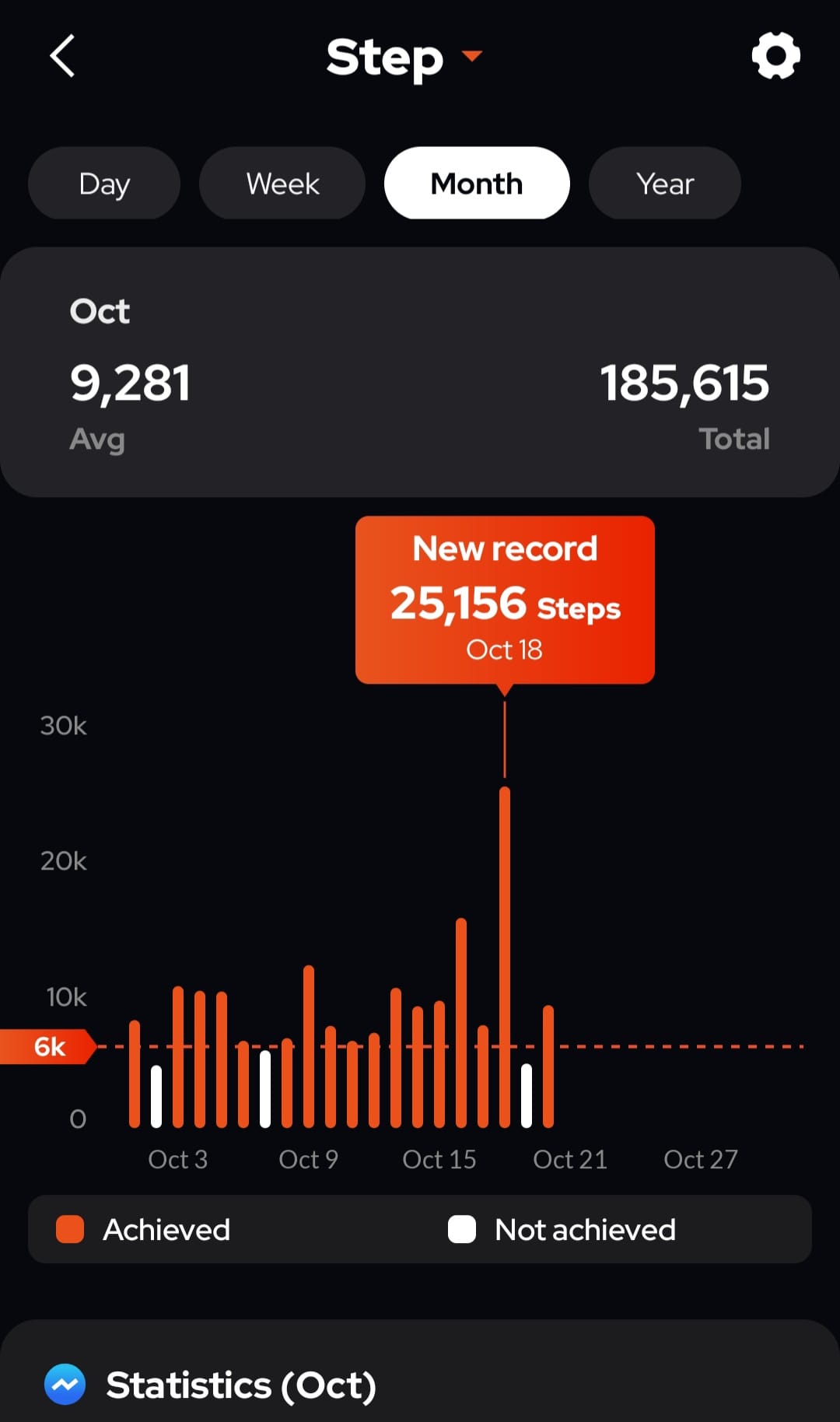 A New Personal Record: 25,156 Steps in a Day
